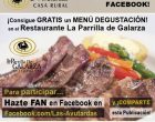 Consigue GRATIS un MENÚ DEGUSTACIÓN en el Restaurante La Parrilla de Galarza